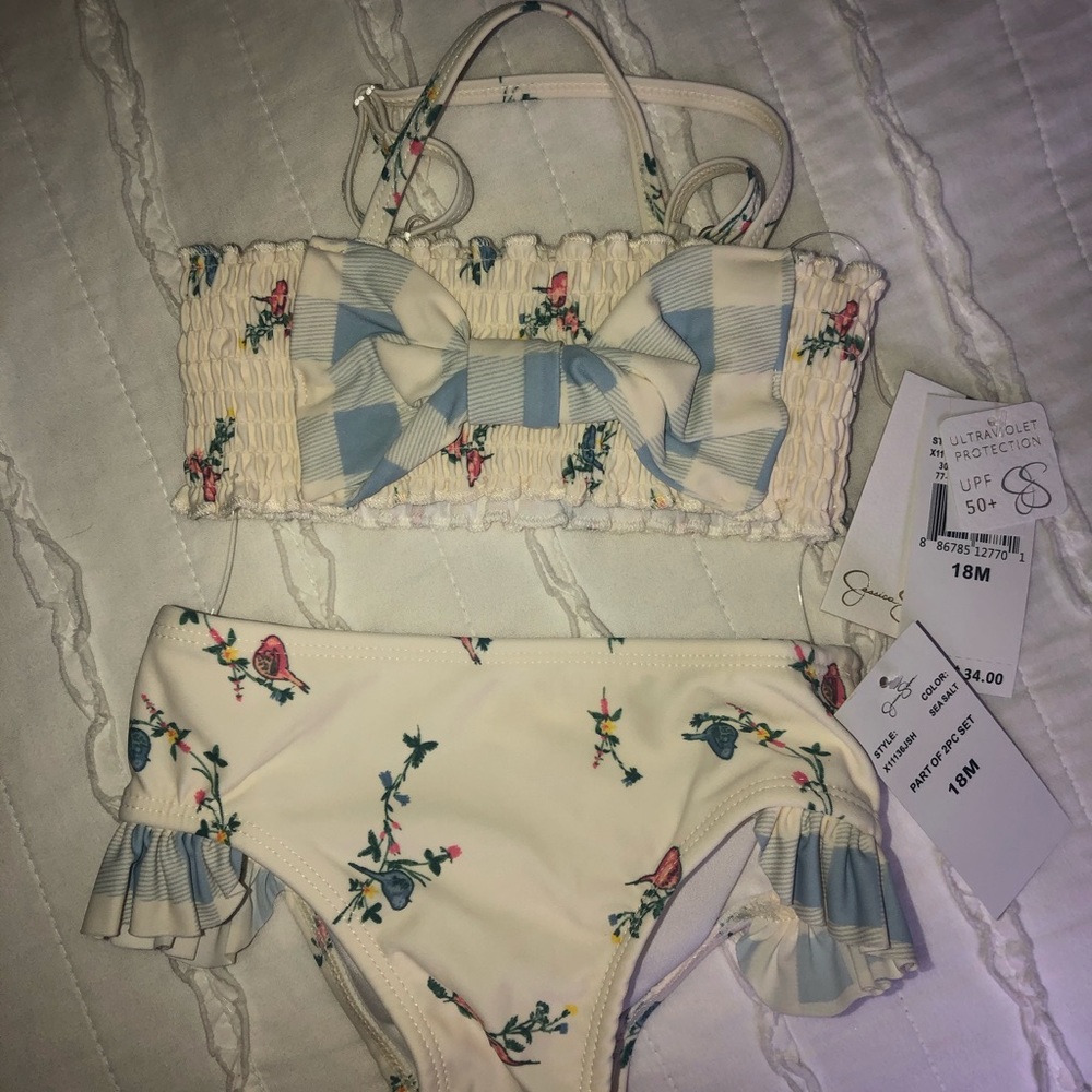 NWT Jessica Simpson 18 MO Bikini Swimsuit